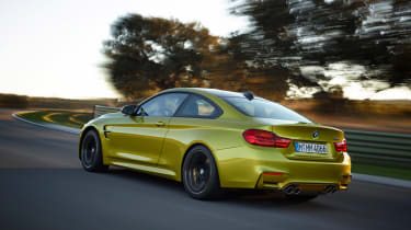 BMW M4 2014 rear action 