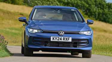 Volkswagen Golf facelift 2024 UK - front cornering