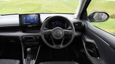 Toyota Yaris vs Renault Clio E-Tech - Toyota Yaris interior