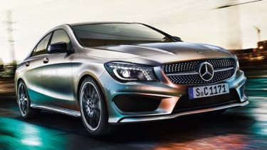 Mercedes CLA 220 CDI front tracking