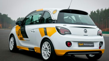 Opel Adam R2 rally car front