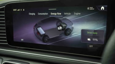 Mercedes GLE 400e infotainment screen