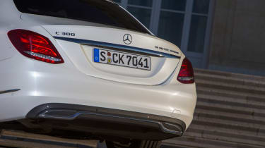 Mercedes C300 BlueTEC Hybrid rear