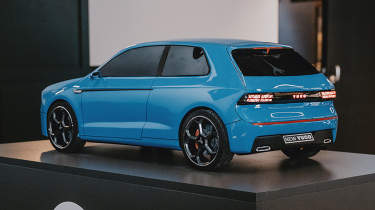 New Yugo (model car) - rear 3/4