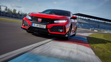 Honda Civic Type R - front tracking