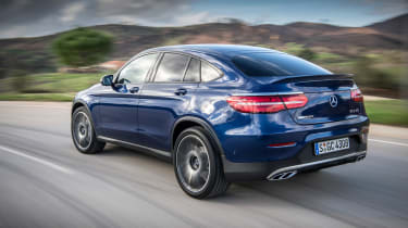 Mercedes-AMG GLC 43 Coupe rear tracking