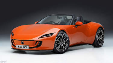 Mazda MX-5 EV exclusive image - front