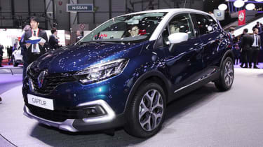 Facelifted Renault Captur Geneva - front