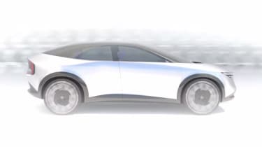 Nissan electric car concept side