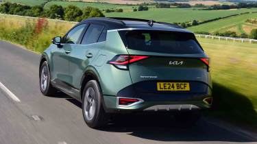 Kia Sportage - rear corner tracking