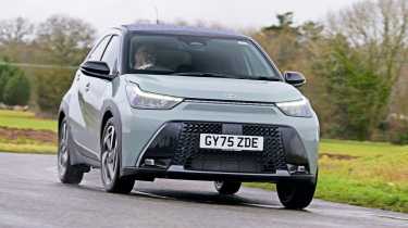 Toyota Aygo X - front cornering