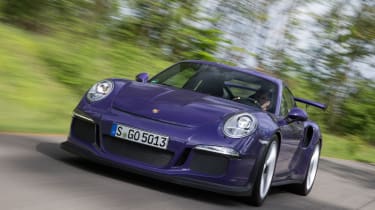 Porsche 911 GT3 RS - front tracking