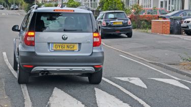 Skoda Yeti rear tracking