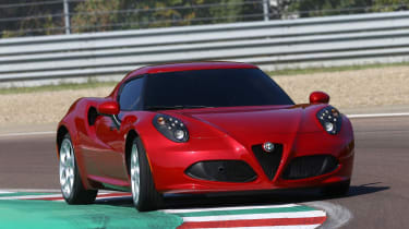 Alfa Romeo 4C action