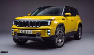 Jeep D-segment SUV - front static