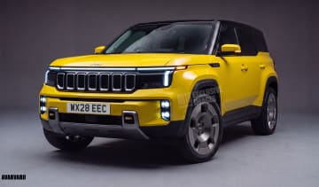Jeep D-segment SUV - front static