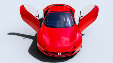 Mazda ICONIC SP concept – front (doors open)