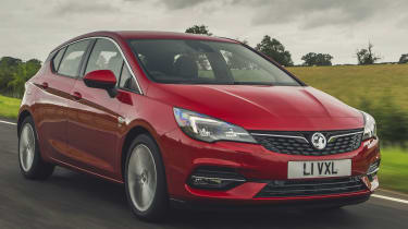 Vauxhall Astra driving front