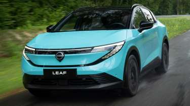Nissan Leaf SUV - front tracking