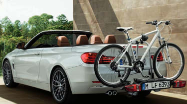 BMW 4 Series convertible bike rack leaked 