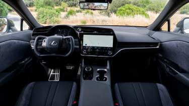 Lexus RZ 550e F Sport - cabin