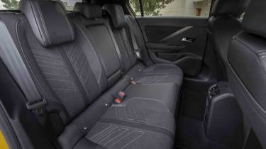Vauxhall Astra - rear seats