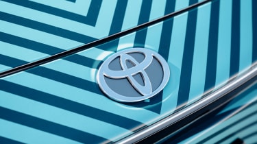 Toyota bZ4X prototype - Toyota badge