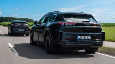 Porsche Cayenne Electric - rear testing