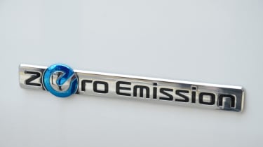 Living with an EV - Nissan e-NV200 badge