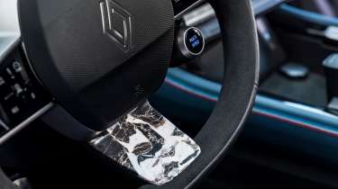 Presidential Renault Rafale - steering wheel detail