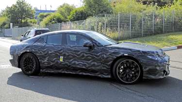 New Mercedes-AMG EV supersaloon - front 