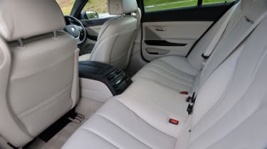 BMW 640d Gran Coupe rear seats