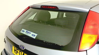 Rear view of Ford Focus
