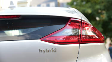 Driver Emotion Test - Hyundai Ioniq rear detail