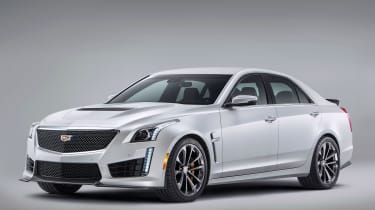 Cadillac CTS-V front white