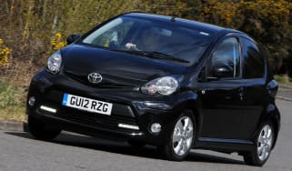 Toyota Aygo front cornering