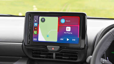 Toyota Yaris - infotainment Android Auto menu