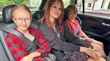 Volkswagen Tiguan - kids in the back
