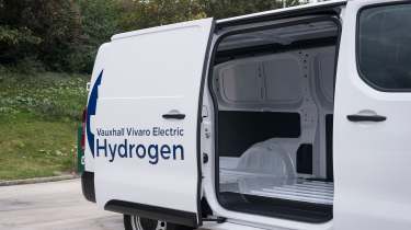 Vauxhall Vivaro Hydrogen - cargo area