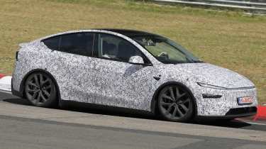 Tesla Model Y Performance - dynamic front angled