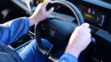 Vauxhall Astra GSE PHEV long termer - steering wheel