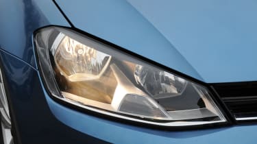 Volkswagen Golf headlight detail