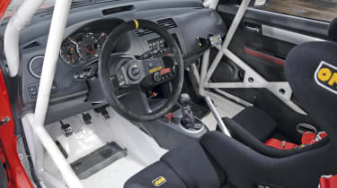 Suzuki Swift rally interior