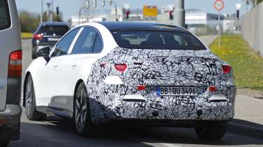 Mercedes C-Class Electric - white rear 3/4