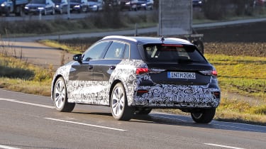 Audi A3 Citycarver spied - rear