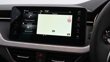 Jaecoo 7 and Skoda Kamiq - Skoda Kamiq infotainment screen 