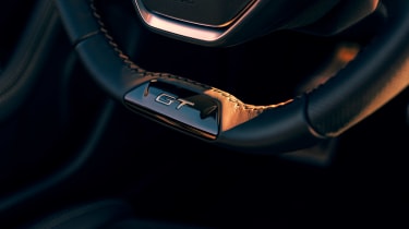 Peugeot 508 facelift - steering wheel detail