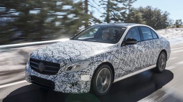 Mercedes E-Class development car front