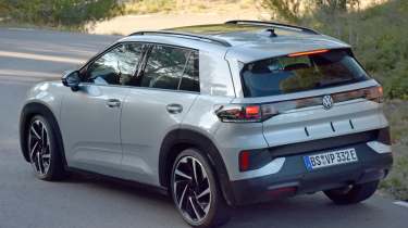 Volkswagen ID. Cross production car spy shots rear