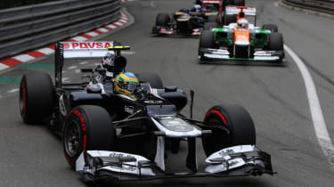 Bruno Senna and Paul di Resta